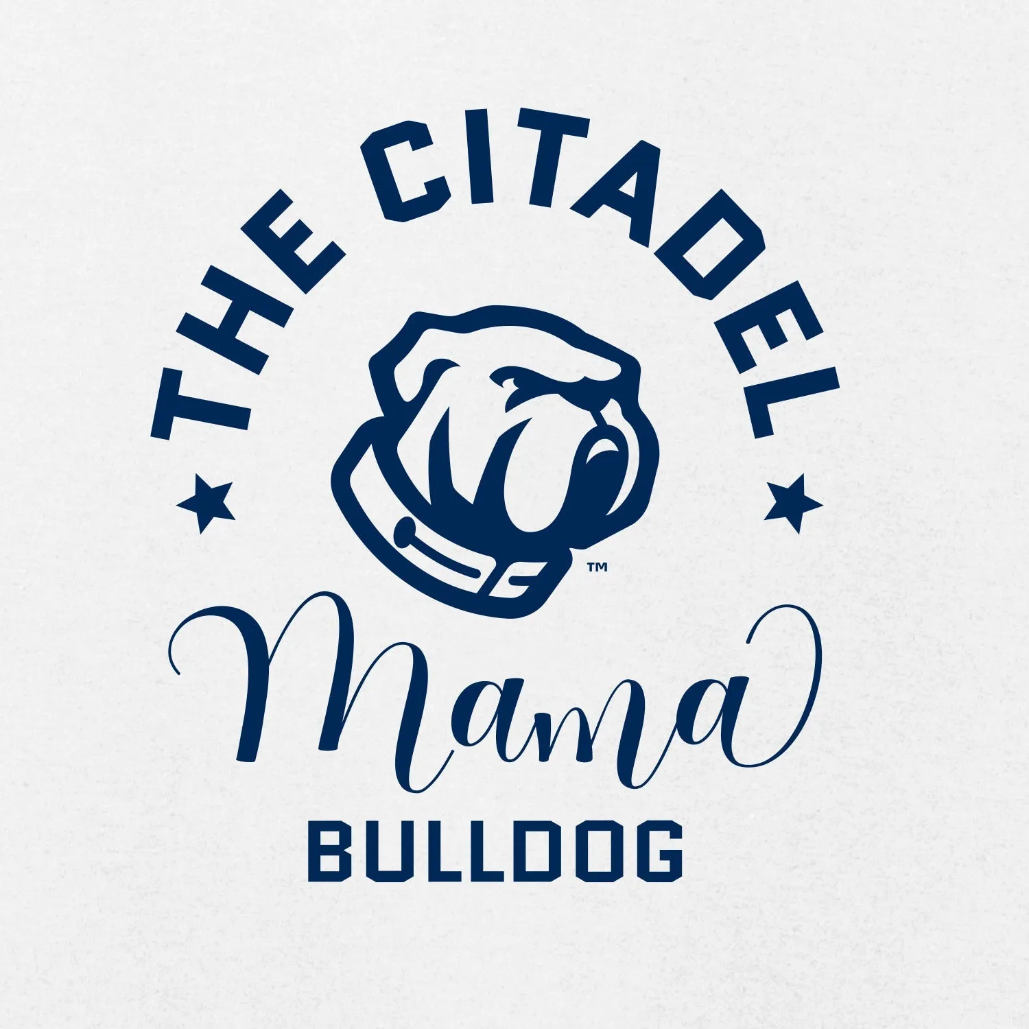The Citadel, Mama Bulldog Women’s Perfect Weight ® 3/4-Sleeve Tee
