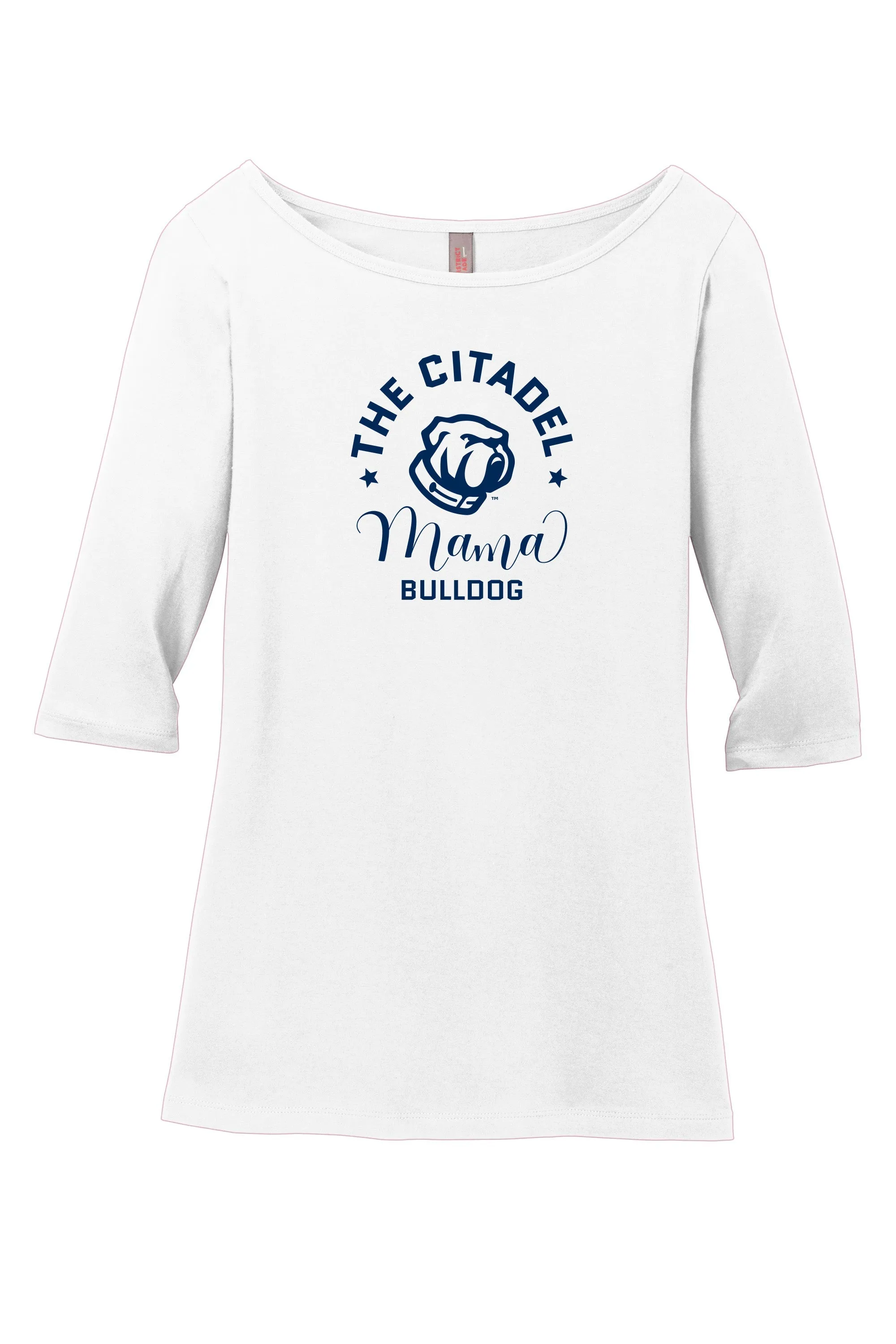 The Citadel, Mama Bulldog Women’s Perfect Weight ® 3/4-Sleeve Tee