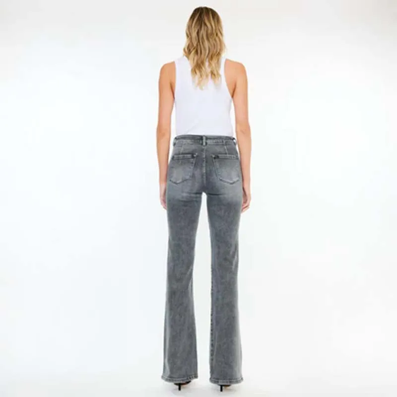The High Rise Wide Flare Jeans