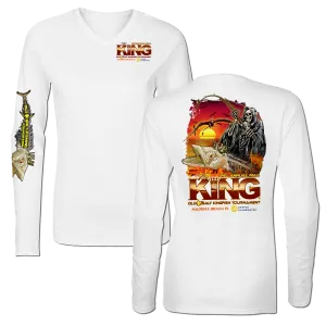 The KING - Fall 2022 - Ladies Long Sleeve Performance Shirt - White