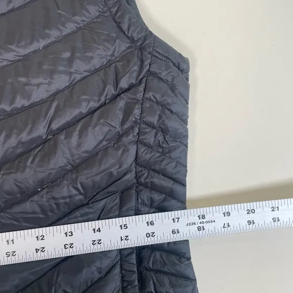 The North Face Down Feather Puffer Vest Women's Sz S Black 800 Pro Full Zip
