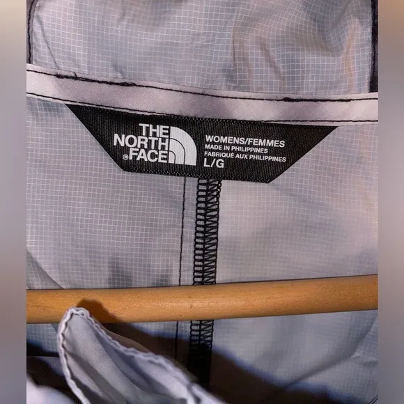The North Face Women's Black and Gray Jacket, Wind and Water Resistant