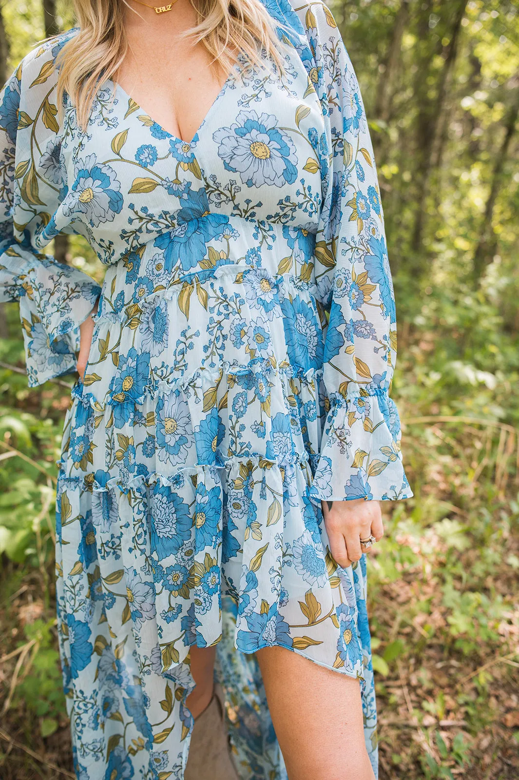 The Sol Dress - Vintage Blue