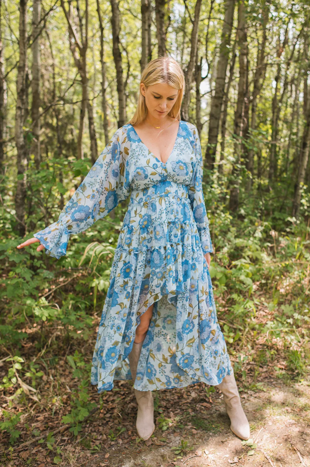 The Sol Dress - Vintage Blue