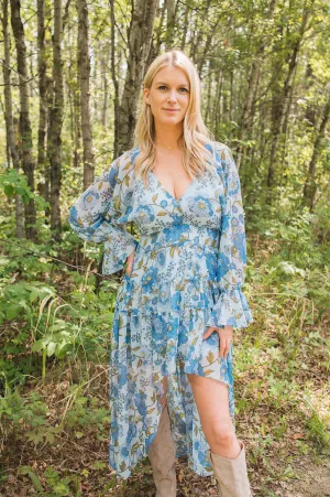 The Sol Dress - Vintage Blue