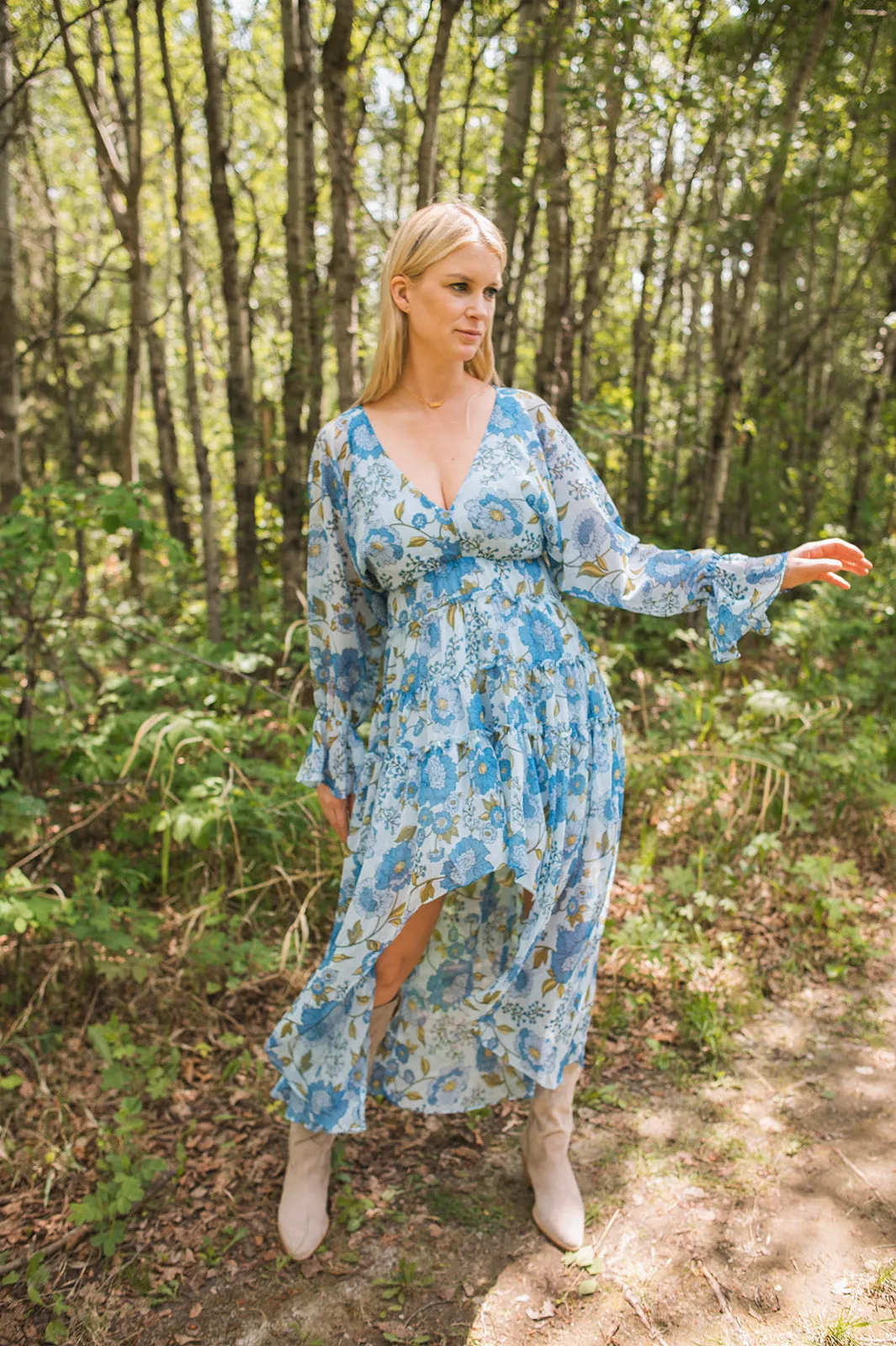 The Sol Dress - Vintage Blue