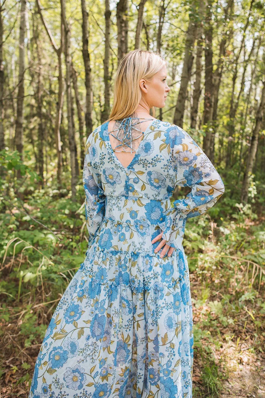 The Sol Dress - Vintage Blue