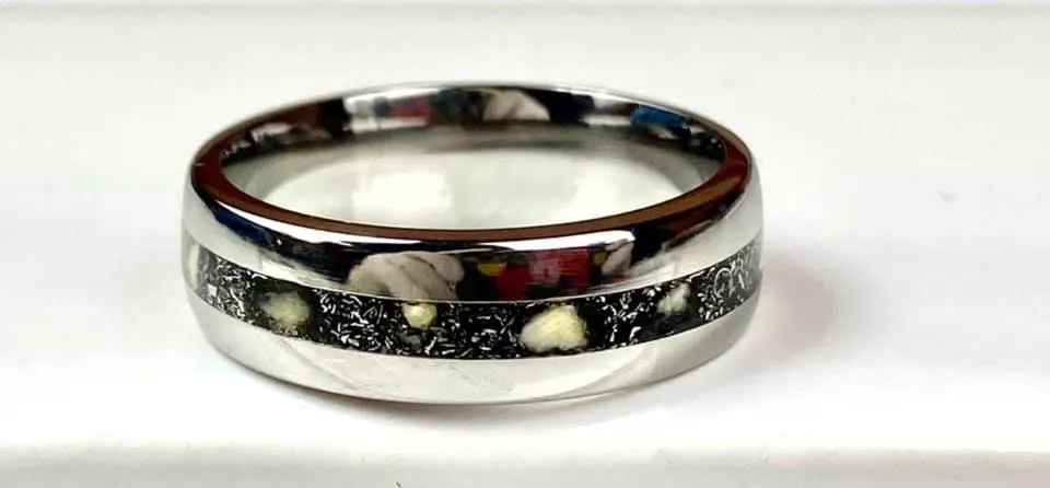 Titanium Dinosaur Bone and Meteorite