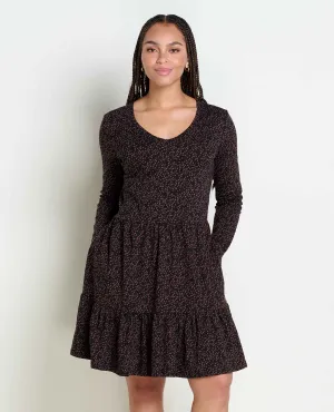 Toad&Co Women's Marley Tiered Long Sleeve Dress