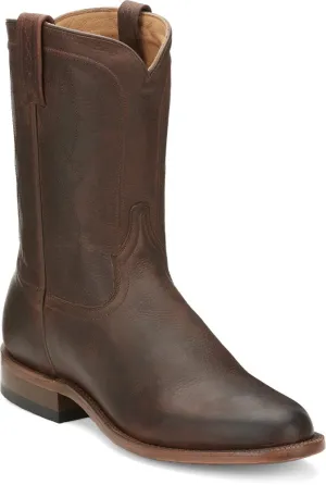 Tony Lama Brown Monterey Round Toe Western Boots for Men