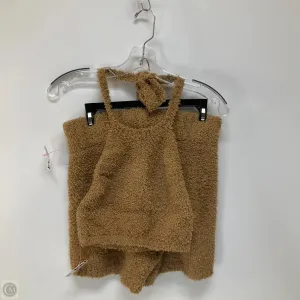 Top 2pc Sleeveless By Skims In Brown, Size: S