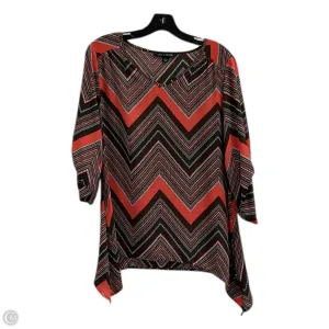 Top 3/4 Sleeve By Zac And Rachel In Multi-colored, Size: S