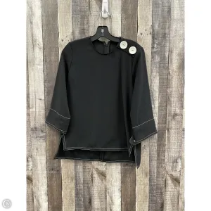 Top 3/4 Sleeve By Zara In Black, Size: Xs