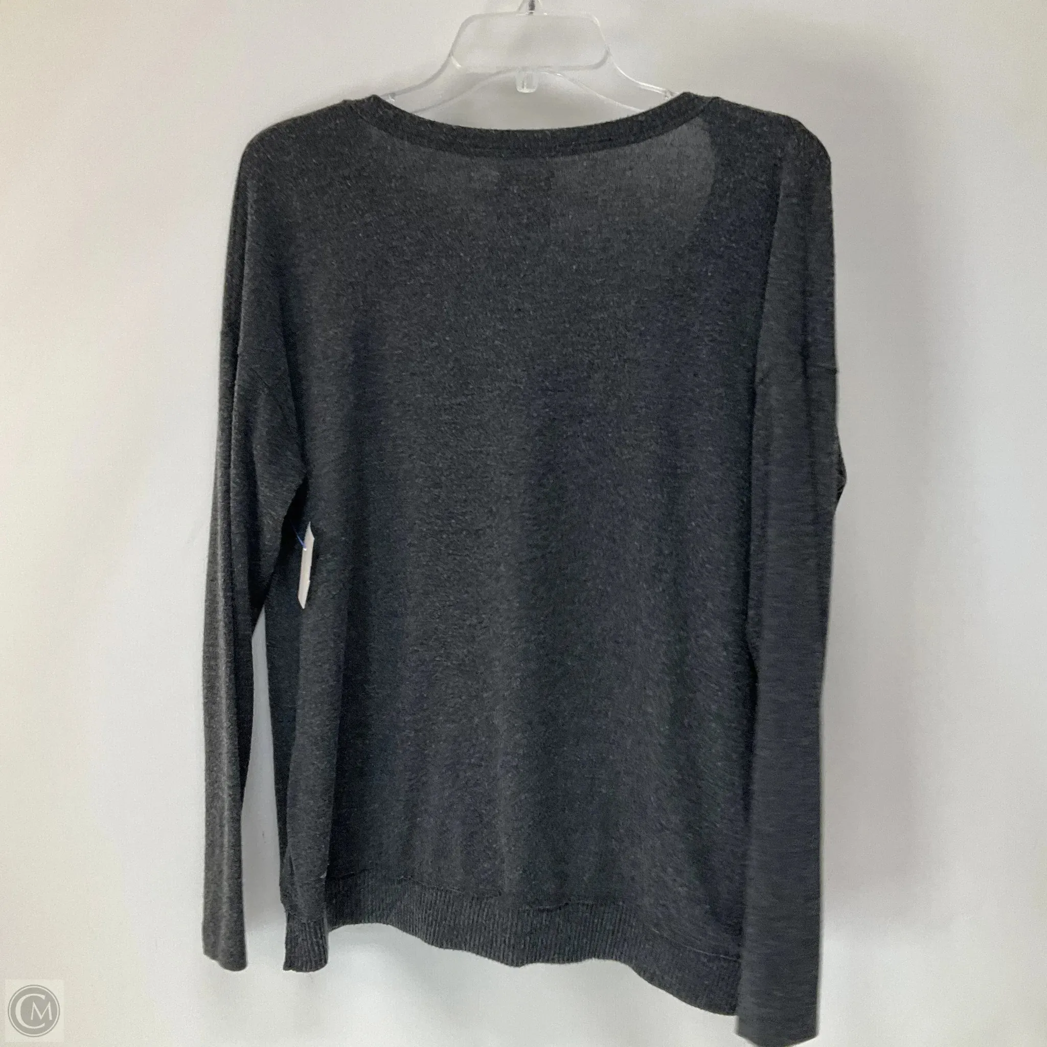 Top Long Sleeve Basic By Michael Stars In Grey, Size: S