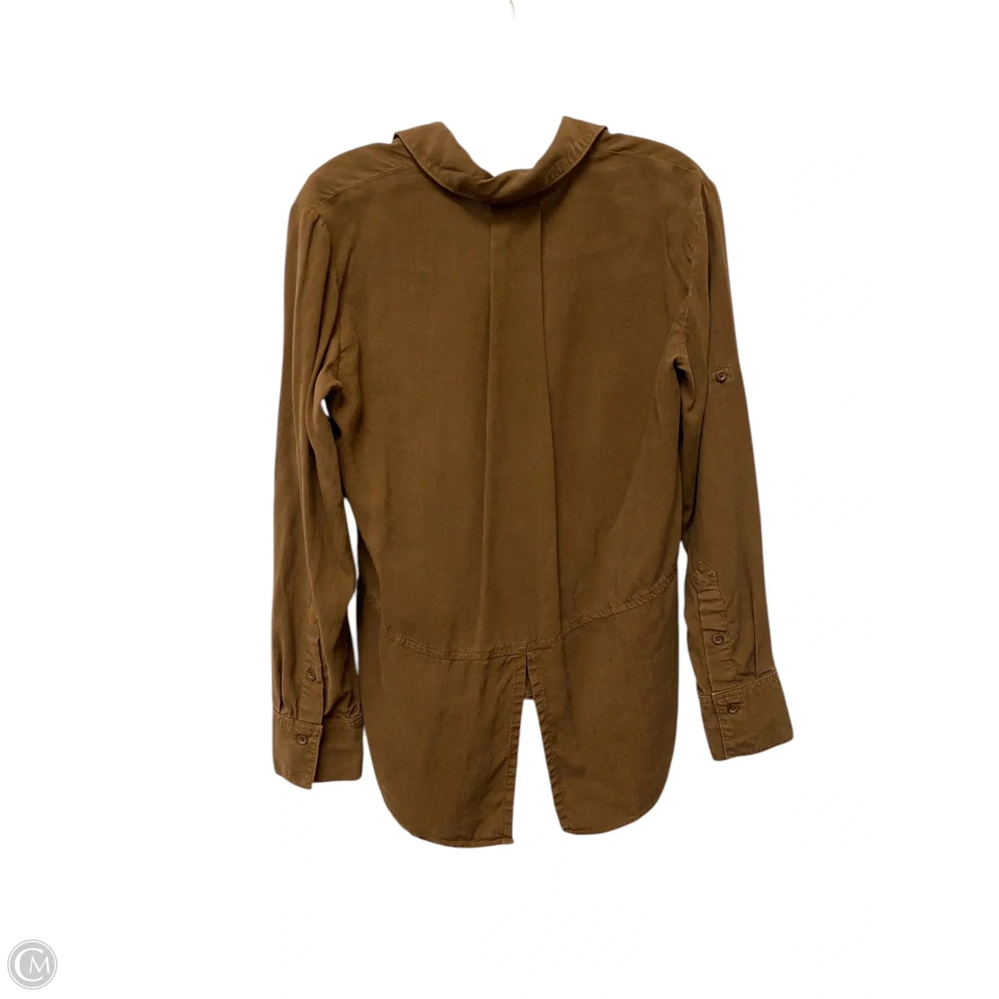 Top Long Sleeve By Bella Dahl In Brown, Size: S