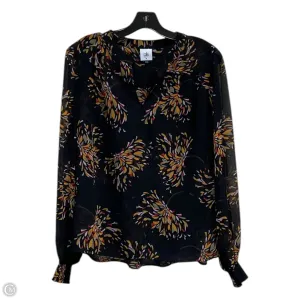 Top Long Sleeve By Cabi In Black, Size: M