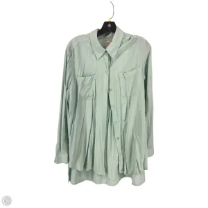 Top Long Sleeve By Chicos In Teal, Size: 2