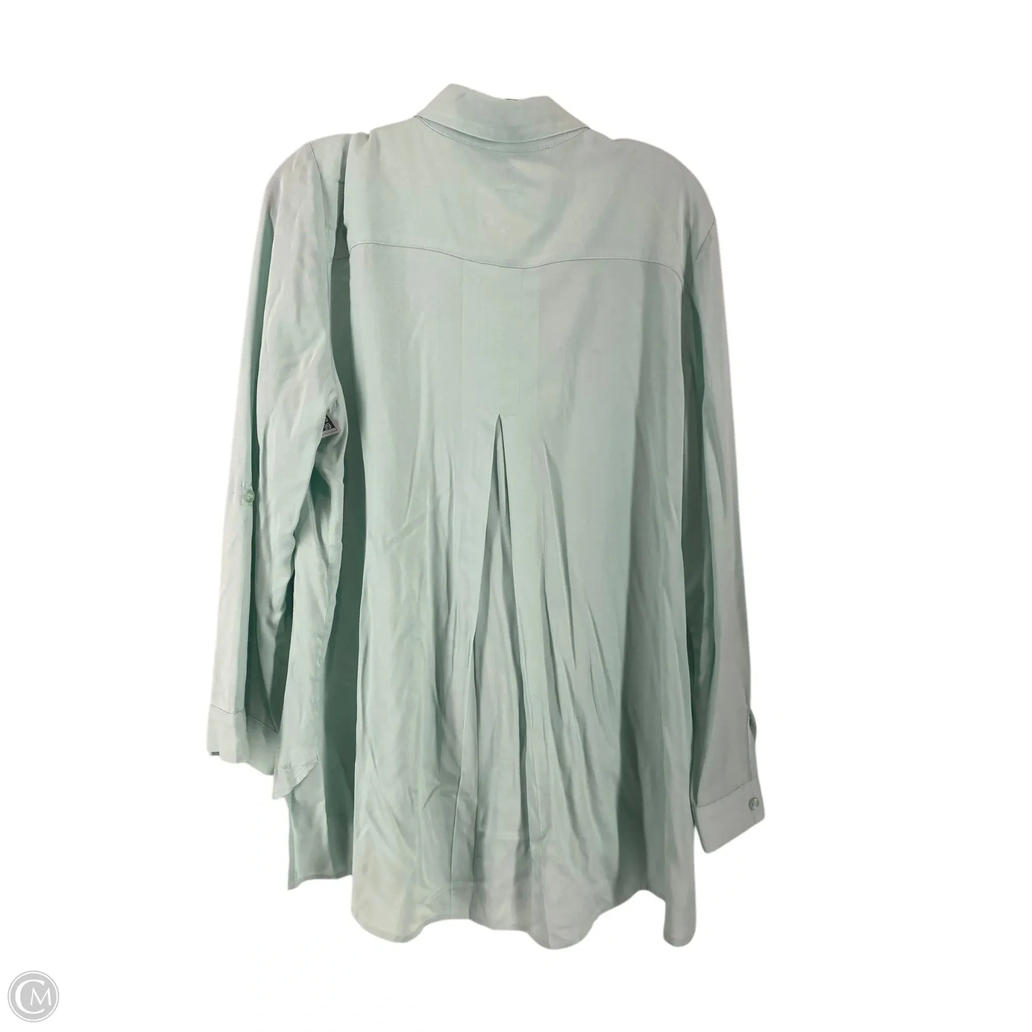 Top Long Sleeve By Chicos In Teal, Size: 2