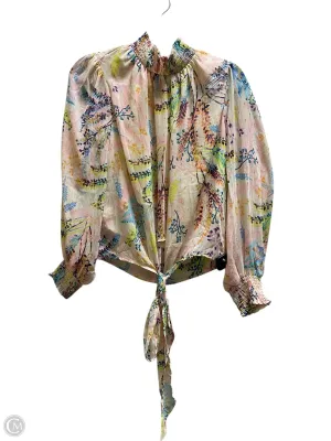 Top Long Sleeve By Clothes Mentor In Multi-colored, Size: M