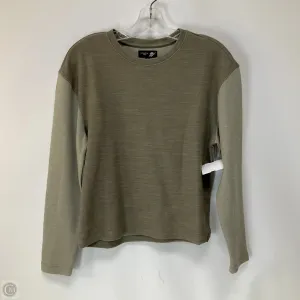 Top Long Sleeve By Cmc In Green, Size: S