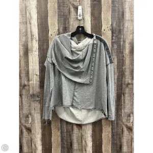 Top Long Sleeve By Cme In Grey, Size: S