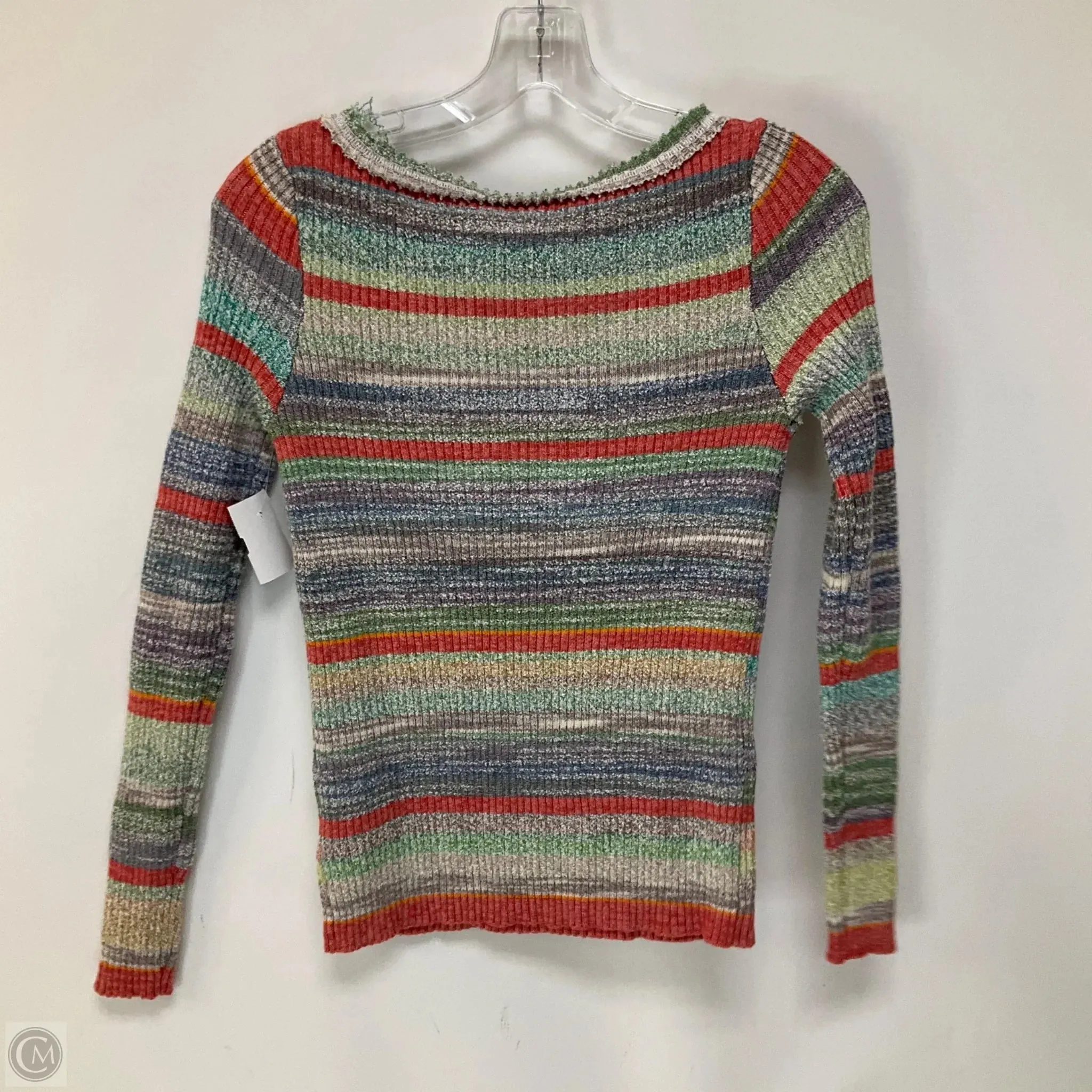 Top Long Sleeve By Free People In Multi-colored, Size: S