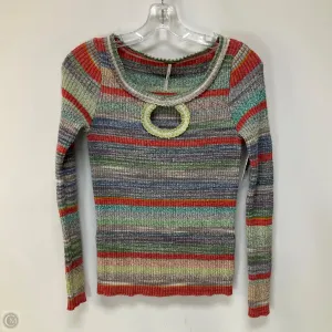 Top Long Sleeve By Free People In Multi-colored, Size: S