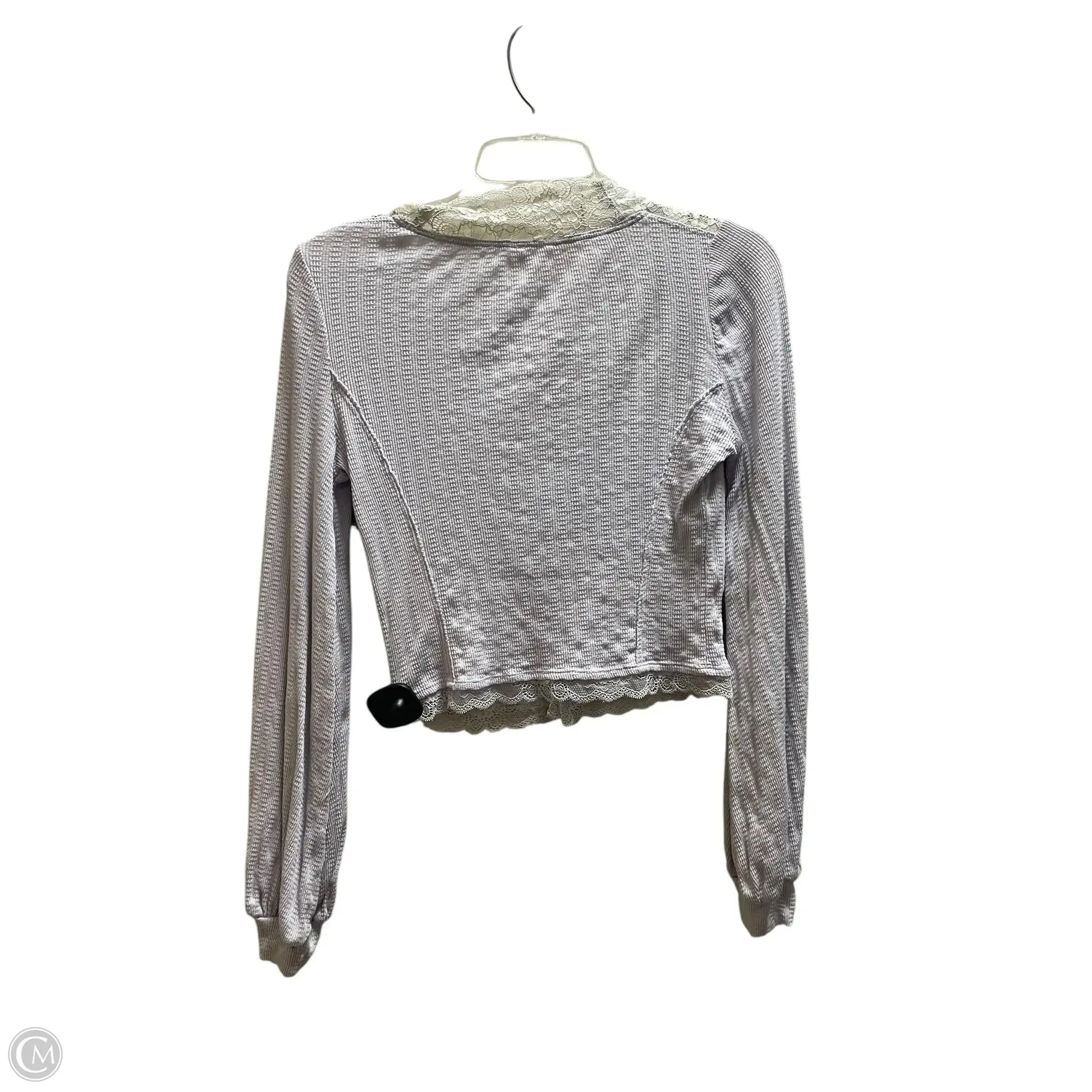 Top Long Sleeve By Free People In Purple, Size: S