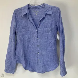 Top Long Sleeve By Lilly Pulitzer In Blue, Size: S