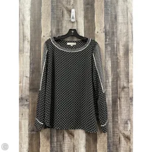 Top Long Sleeve By Loft In Multi-colored, Size: M