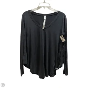 Top Long Sleeve By Lululemon In Black, Size: 4