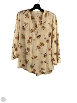 Top Long Sleeve By Maurices In White, Size: M
