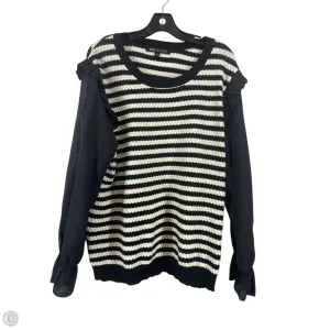 Top Long Sleeve By Sew In Love In Black, Size: Xl