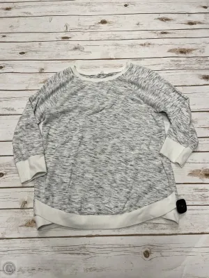 Top Long Sleeve By Threads 4 Thought In Grey, Size: S