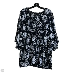 Top Long Sleeve By Torrid In Black & White, Size: 3x