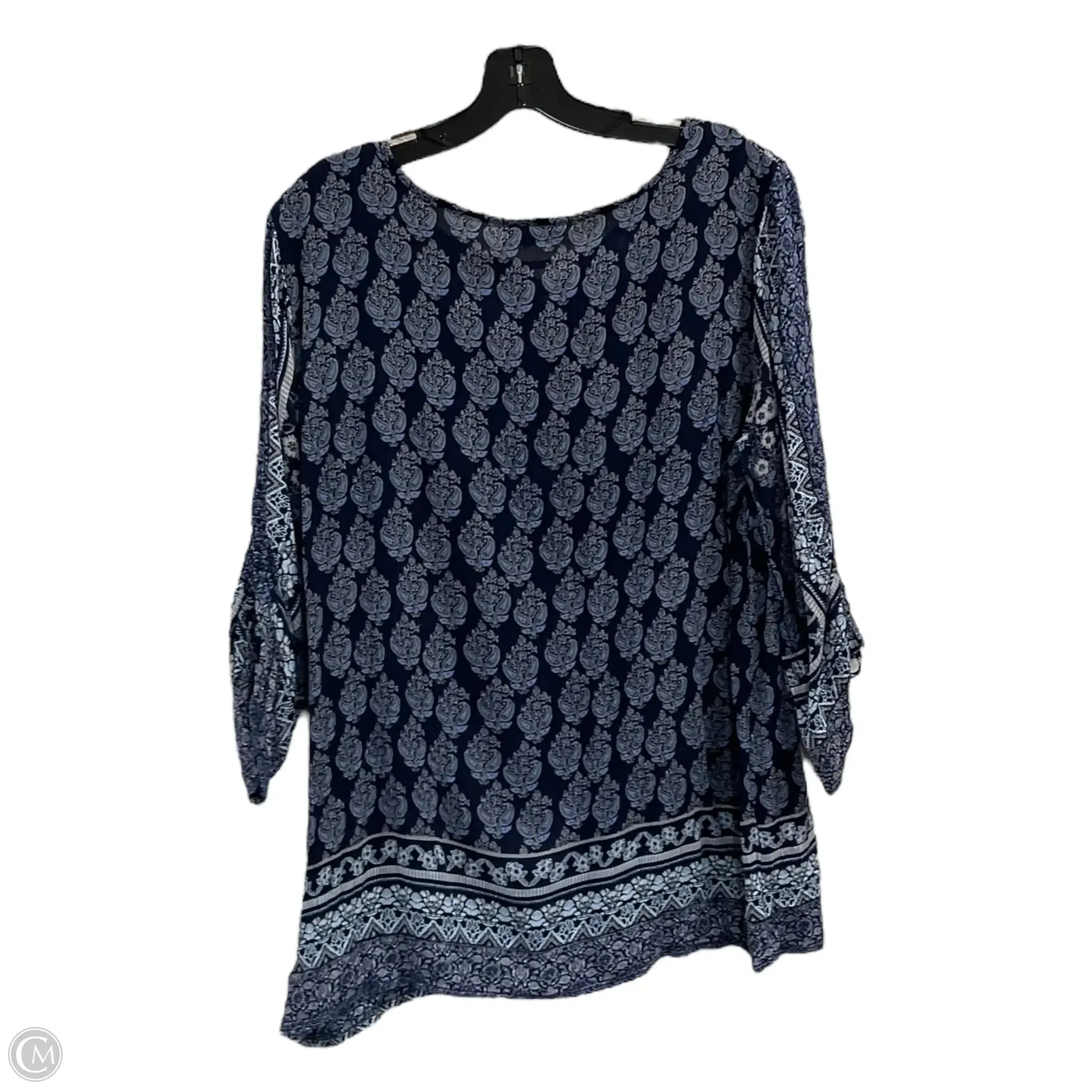 Top Long Sleeve By Westport In Multi-colored, Size: L