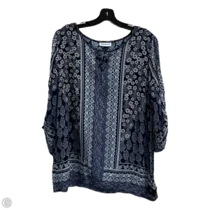 Top Long Sleeve By Westport In Multi-colored, Size: L