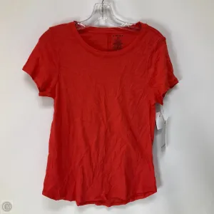 Top Short Sleeve Basic By Cmc In Red, Size: Xs