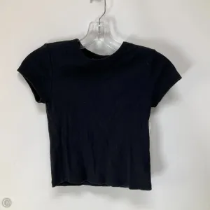 Top Short Sleeve Basic By Maeve In Black, Size: S