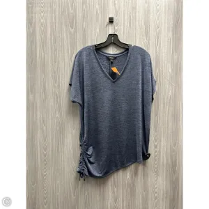 Top Short Sleeve Basic By Simply Vera In Navy, Size: L