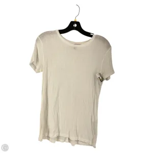 Top Short Sleeve Basic By White House Black Market In White, Size: S
