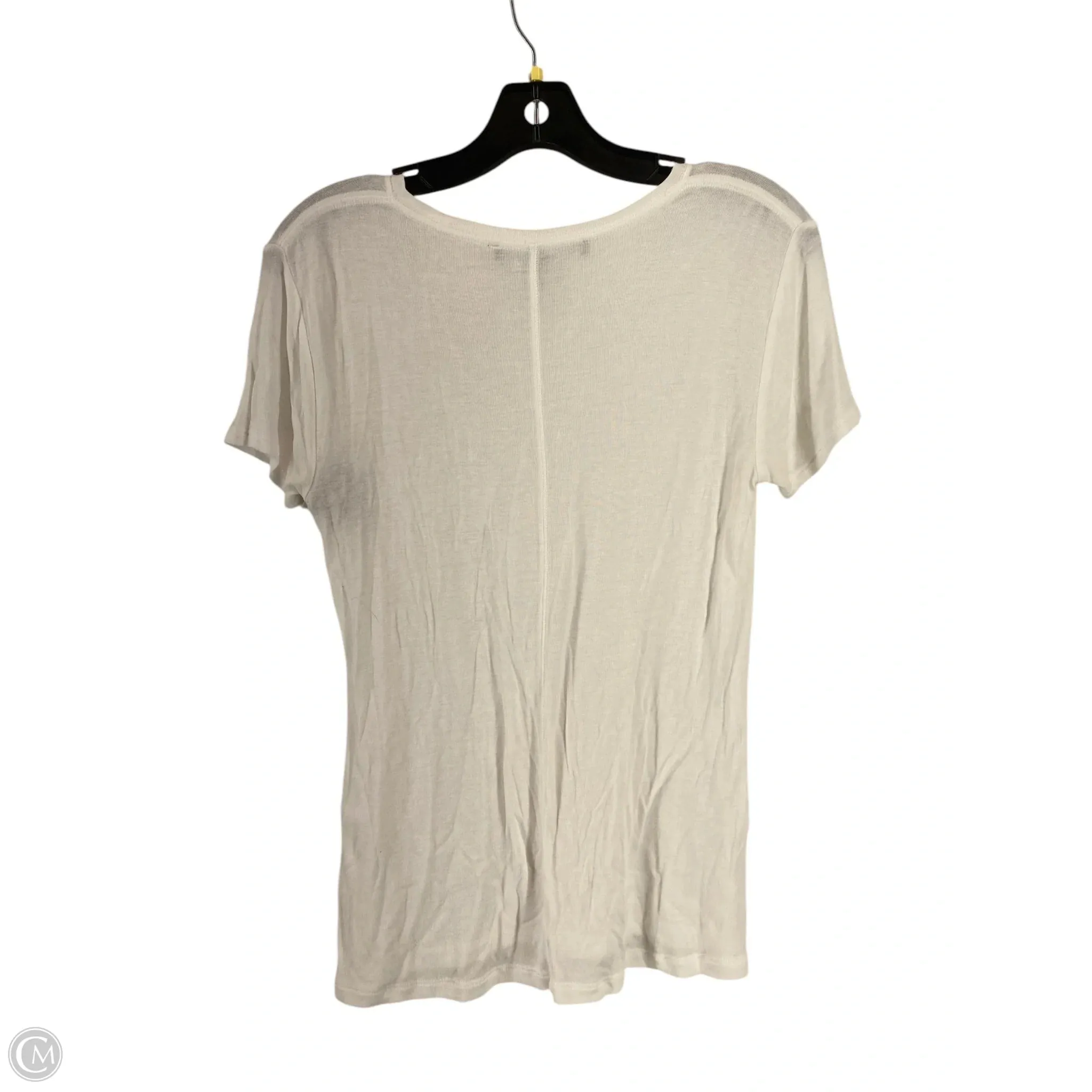Top Short Sleeve Basic By White House Black Market In White, Size: S