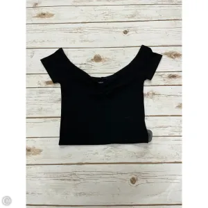 Top Short Sleeve By American Eagle In Black, Size: M