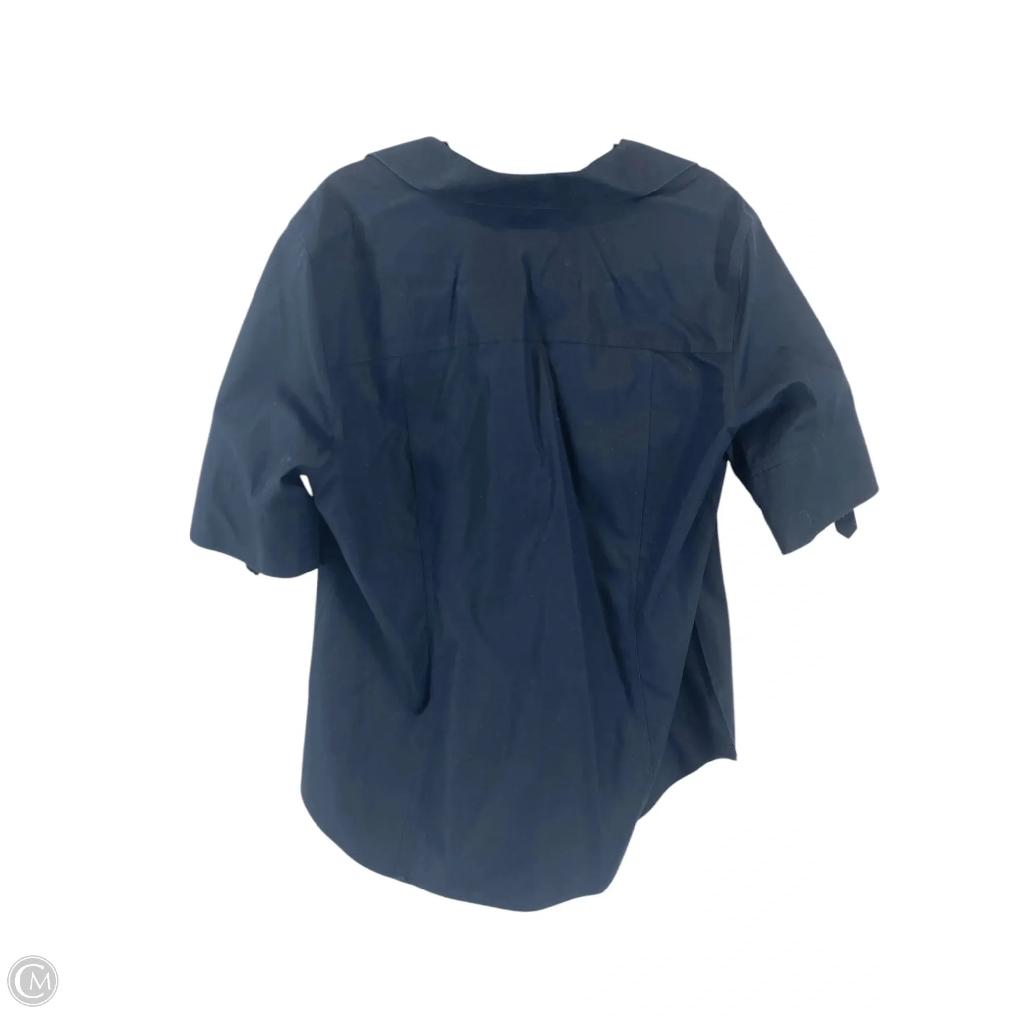 Top Short Sleeve By Chicos In Navy, Size: 2