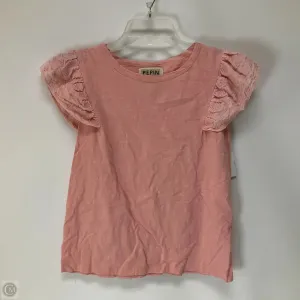 Top Short Sleeve By Cma In Pink, Size: S