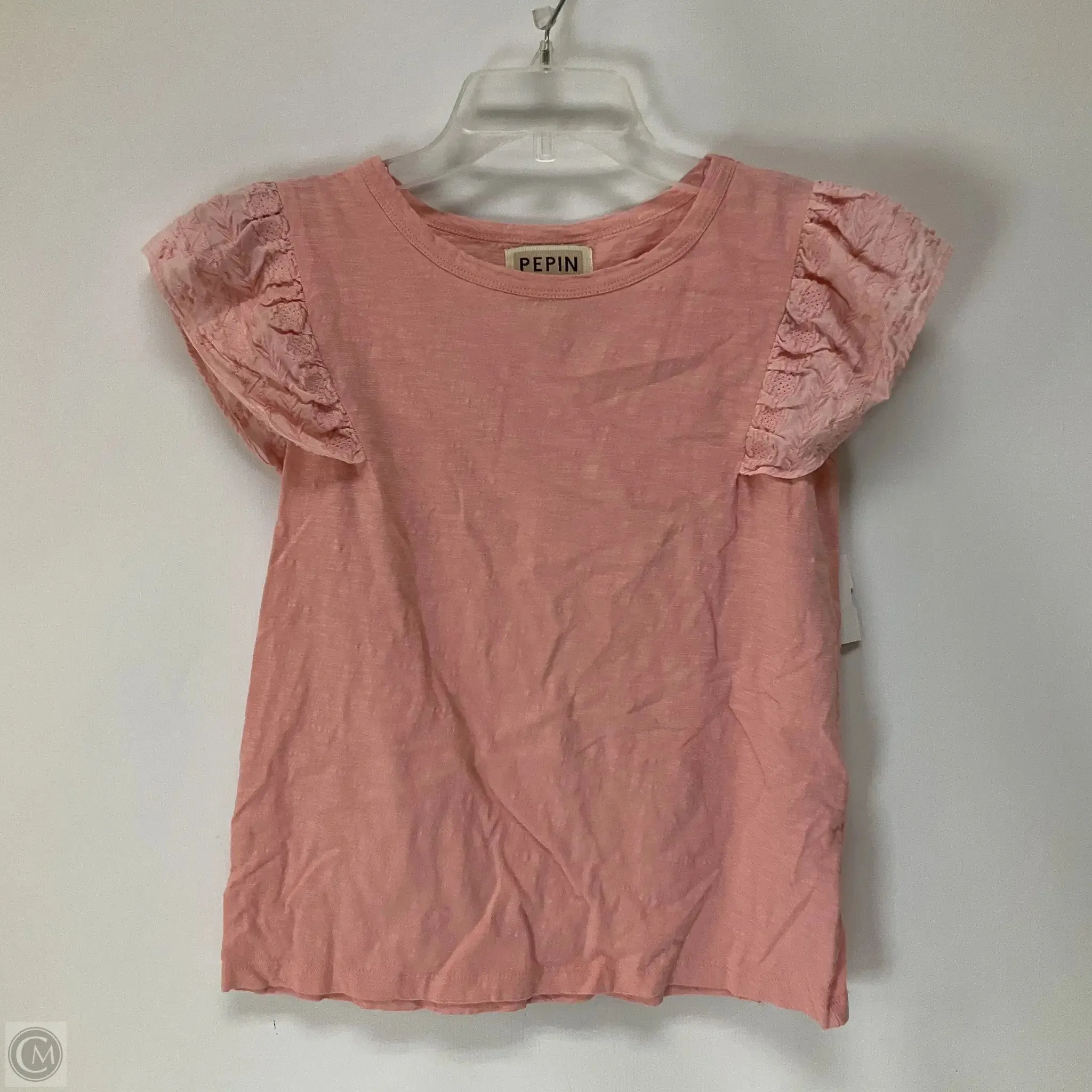 Top Short Sleeve By Cma In Pink, Size: S