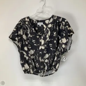 Top Short Sleeve By Evereve In Floral Print, Size: Xs