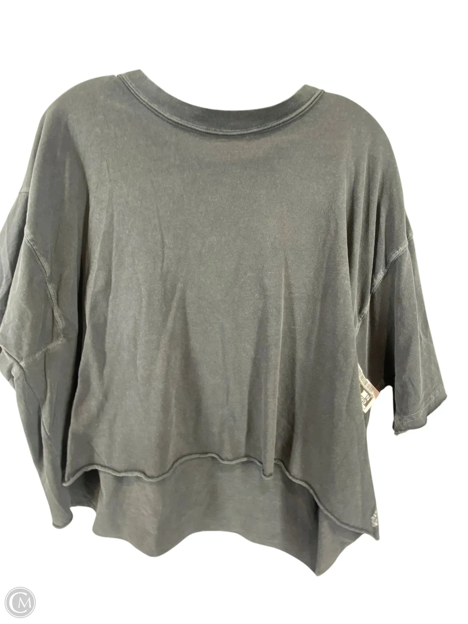 Top Short Sleeve By Free People In Grey, Size: L