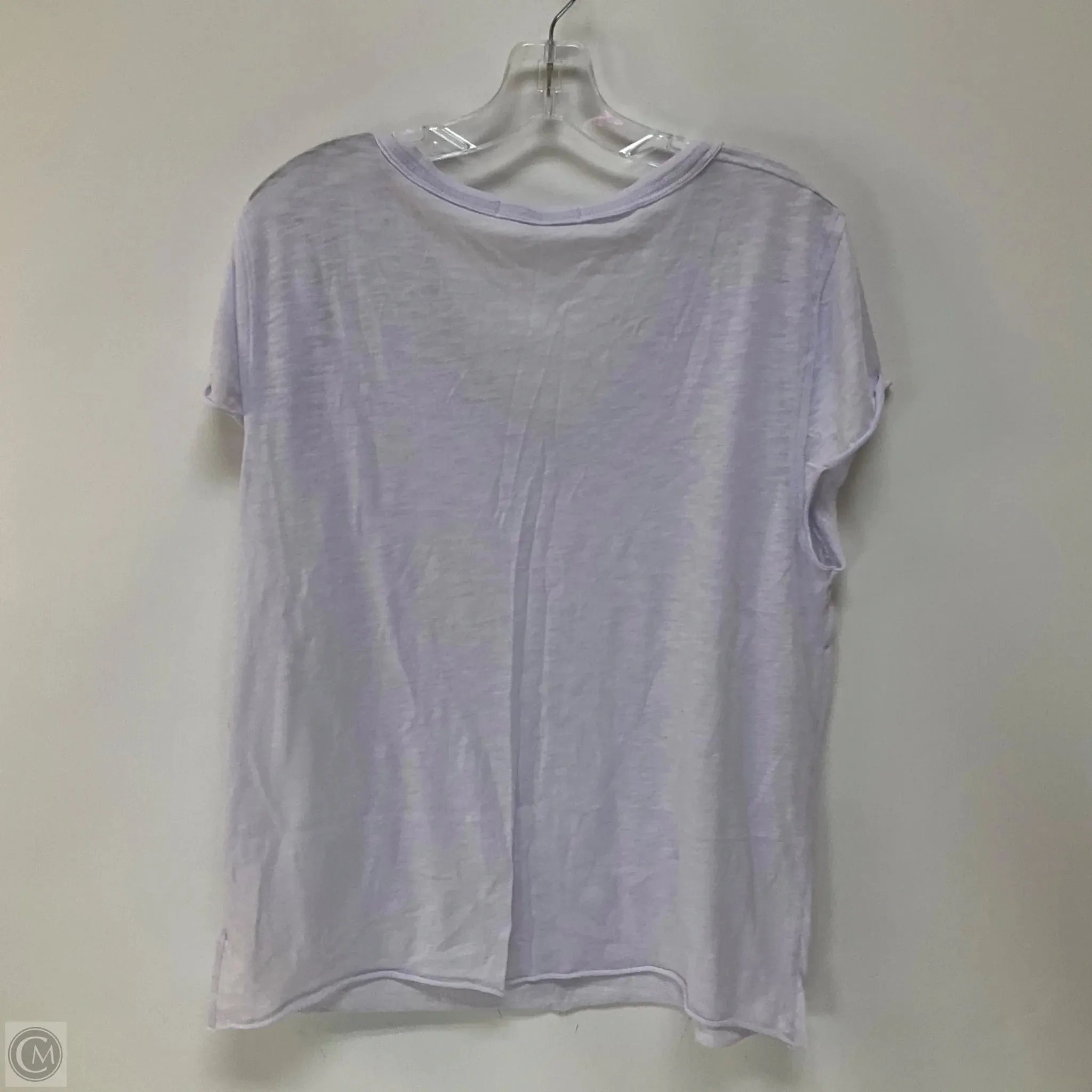 Top Short Sleeve By Free People In Purple, Size: M
