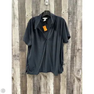Top Short Sleeve By H&m In Black, Size: Xl
